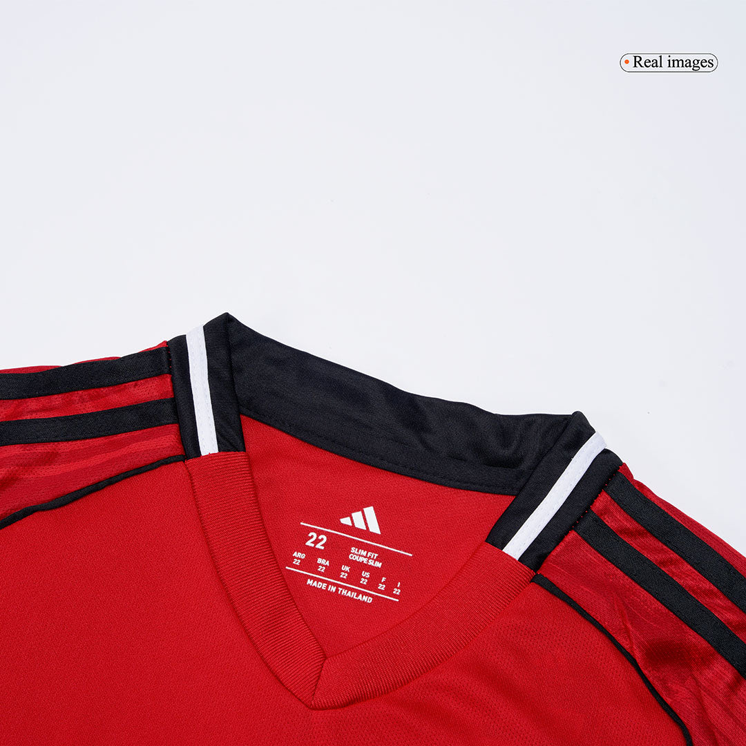 Kid's Manchester United Home Soccer Jersey Kit(Jersey+Shorts+Socks) 2025/26