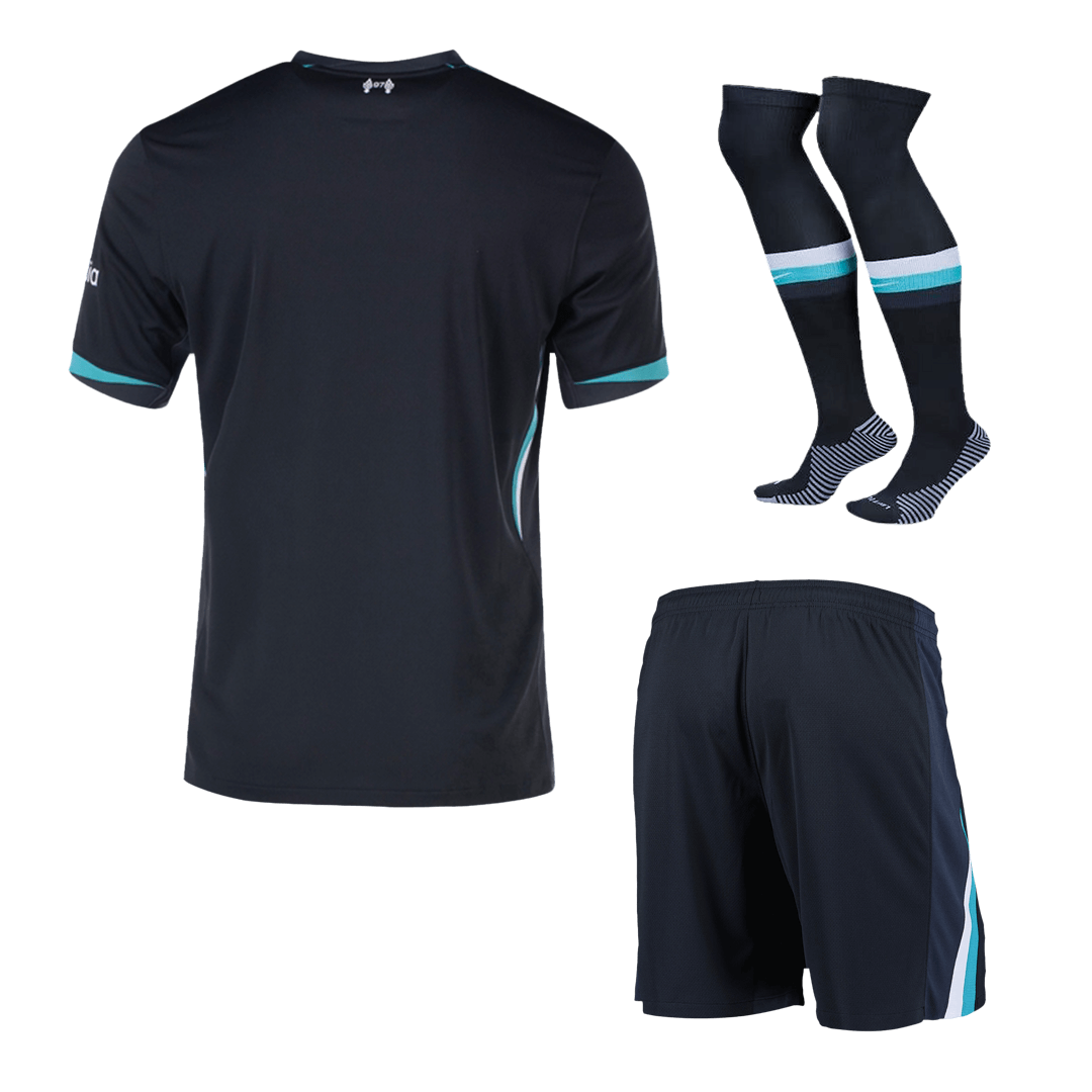 Liverpool Away Football Shirt Kit(Shirt+Shorts+Socks)