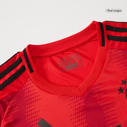 Kid's Bayern Munich Home Soccer Jersey Kit(Jersey+Shorts+Socks) Red