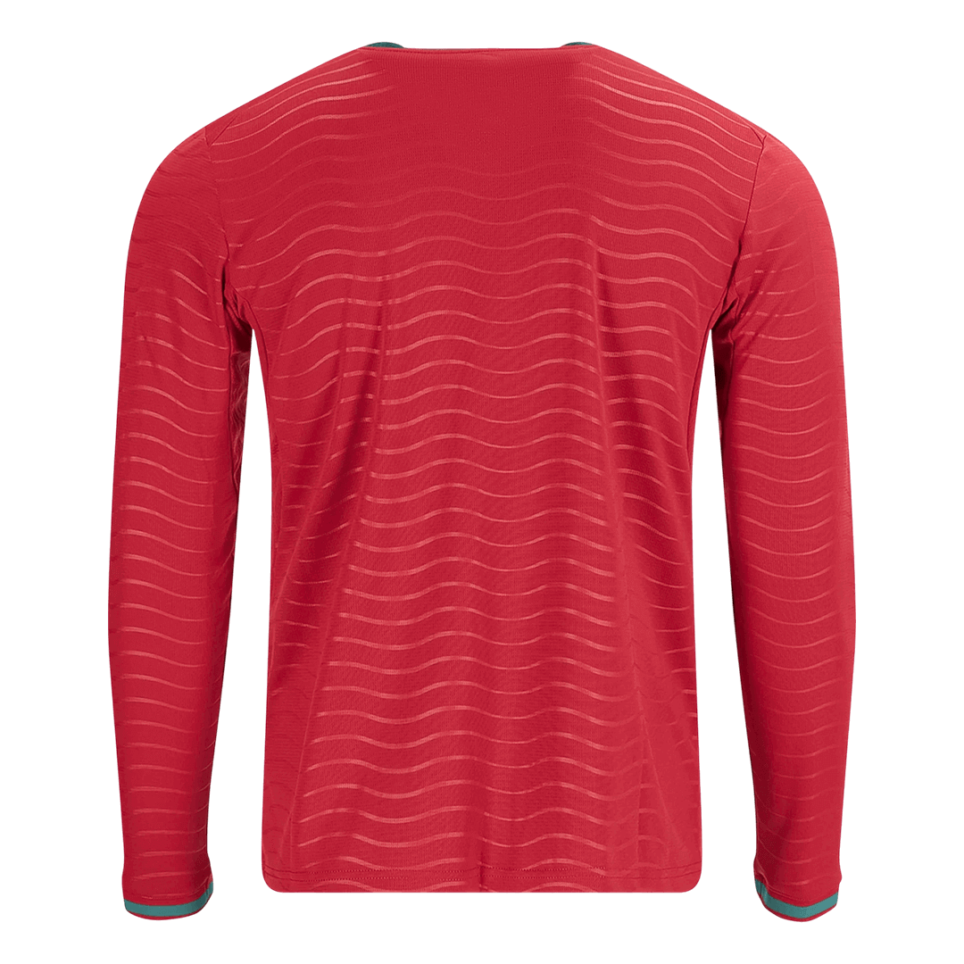 Authentic Portugal Home Long Sleeve Soccer Jersey 2026