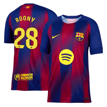 ROONY #28 Barcelona Home Soccer Jersey 2025/26