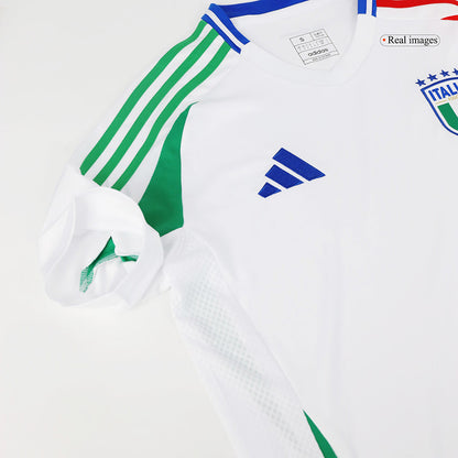 CHIESA #14 Italy Away Soccer Jersey Euro 2024