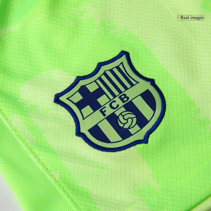 Barcelona Third Away Soccer Jersey Kit(Jersey+Shorts) - UCL