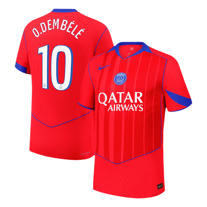Authentic O.DEMBÉLÉ #10 PSG Third Away Soccer Jersey 2025/26