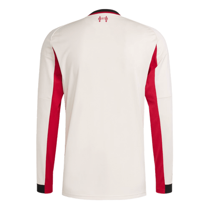 25/26 Livepool Away Long Sleeve Jesey White