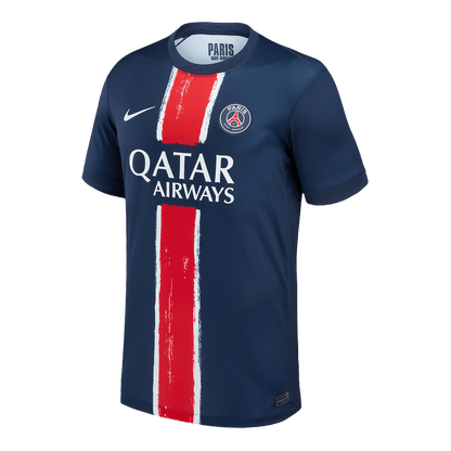 KVARATSKHELIA #7 PSG Home Soccer Jersey 2024/25