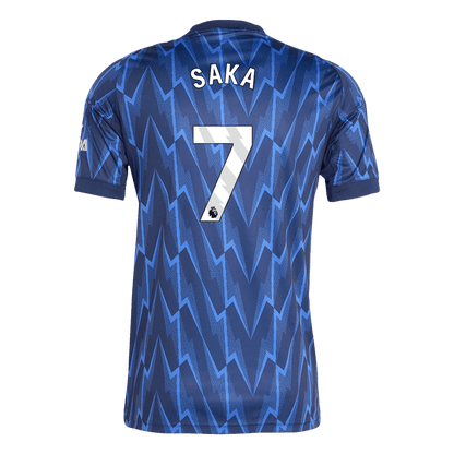 SAKA #7 Arsenal Away Soccer Jersey 2025/26 Blue