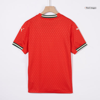 Kid's Portugal Home Soccer Jersey Kit(Jersey+Shorts) 2025 Red