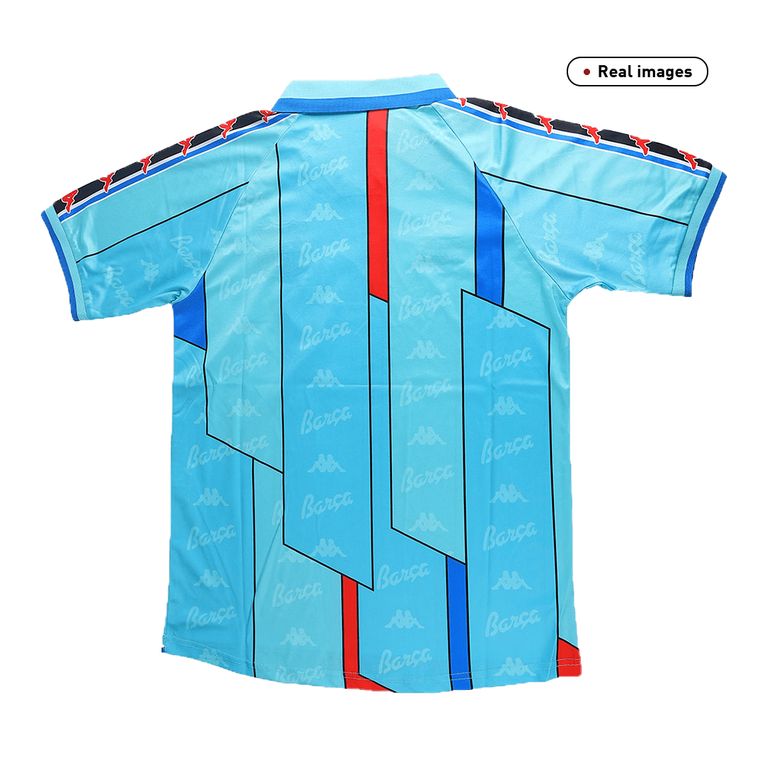 Retro 1996/97 Barcelona Away Soccer Jersey
