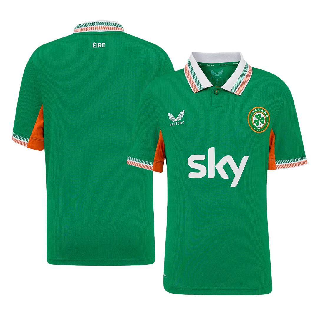 Men's Ireland Home Soccer Jersey 2025 Green - Women's Team