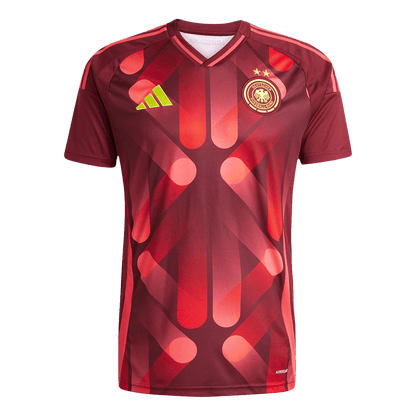 Men's Germany Away Soccer Jersey 2025 Red - Women's Euro