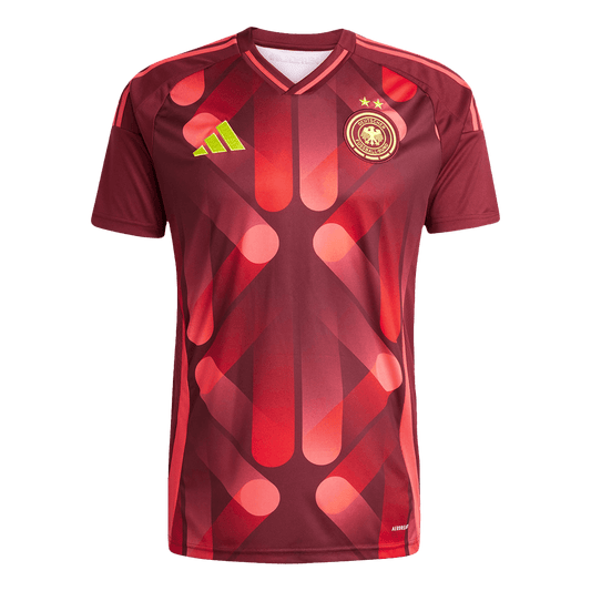 Men's Germany Away Soccer Jersey 2025 Red - Women's Euro