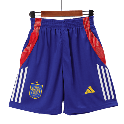 Spain Pre-Match Soccer Shorts Euro 2024