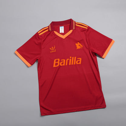 Retro 1992/94 Roma Home Soccer Jersey