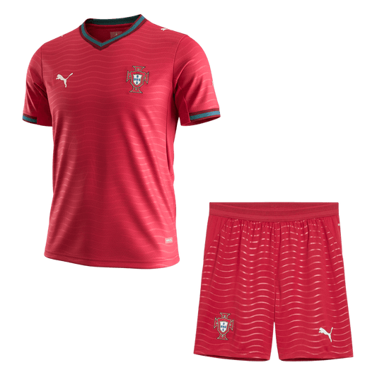 Portugal Home Soccer Jersey Kit(Jersey+Shorts) 2026