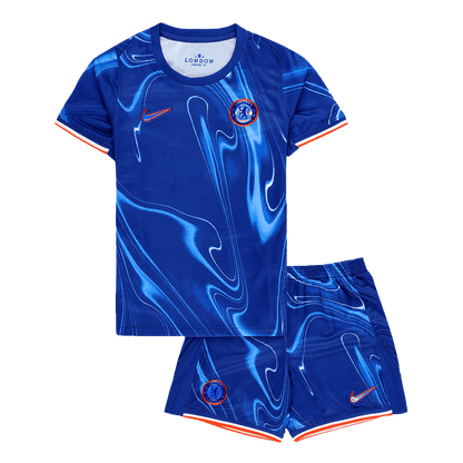 Kid's Chelsea Home Football Shirt Kit(Shirt+Shorts) 2024/25