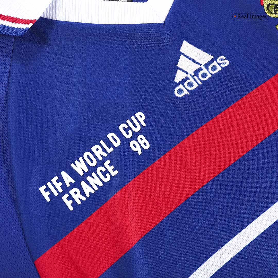 Retro 1998 France World Cup Home Soccer Jersey