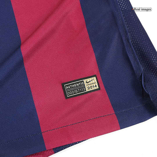 Retro SUÁREZ  #9 2014/15 Barcelona Home Soccer Jersey