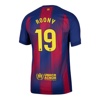Authentic ROONY #19 Barcelona Home Soccer Jersey 2025/26