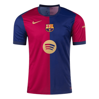 Barcelona Home Football Shirt 2024/25 - Spotify Logo Without Text