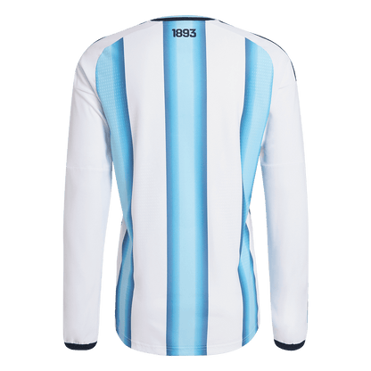 Authentic Argentina Home Long Sleeve Soccer Jersey 2026