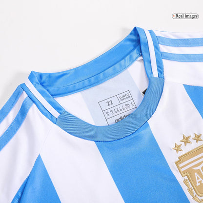Kid's Argentina Home Soccer Jersey Kit(Jersey+Shorts+Socks) 2024