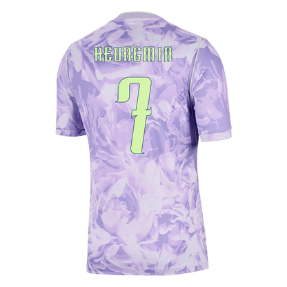 HEUNGMIN #7 South Korea Away Football Shirt World Cup 2026 Purple