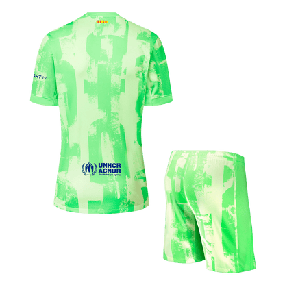Barcelona Third Away Soccer Jersey Kit(Jersey+Shorts) - UCL