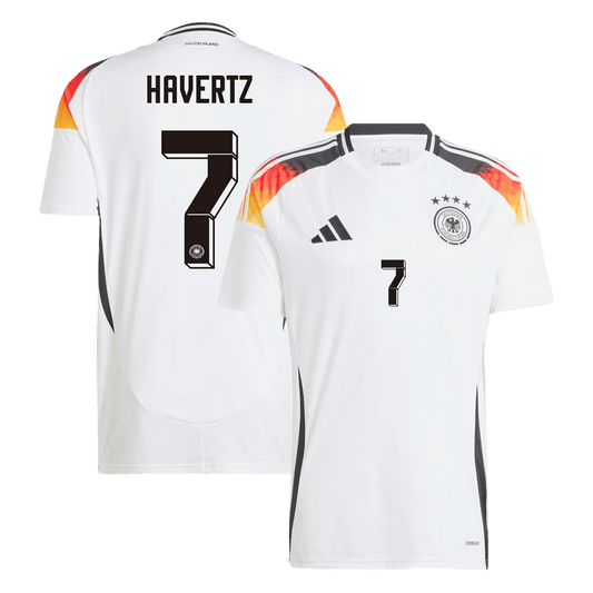 HAVERTZ #7 Germany Home Soccer Jersey Euro 2024