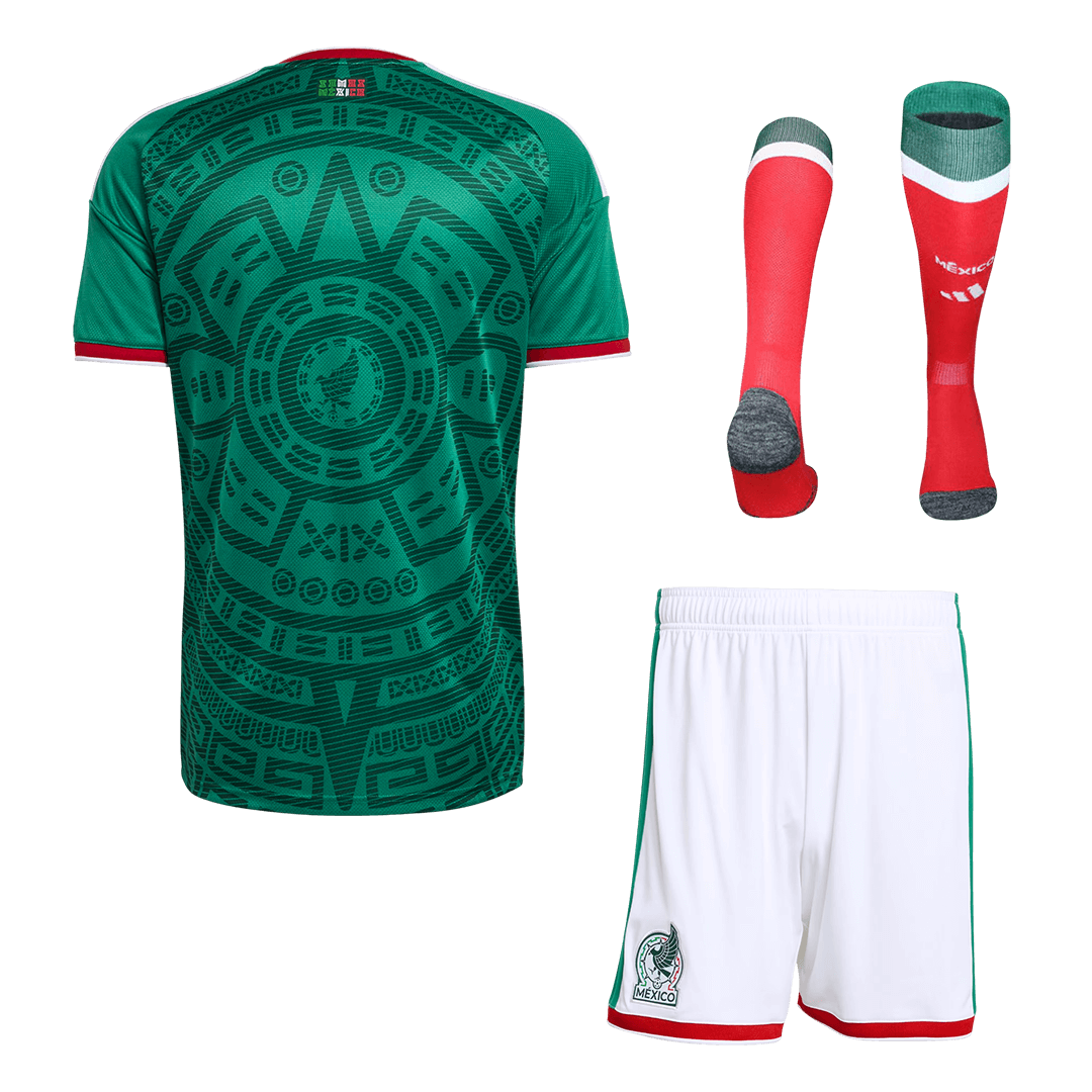 Mexico Men's Home Kit (Shirt + Shorts + Socks) World Cup 2026
