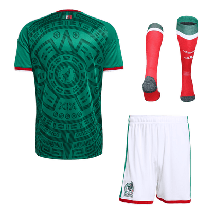 Mexico Men's Home Kit (Shirt + Shorts + Socks) World Cup 2026