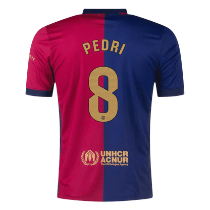 PEDRI #8 Barcelona Home Football Shirt 2024/25