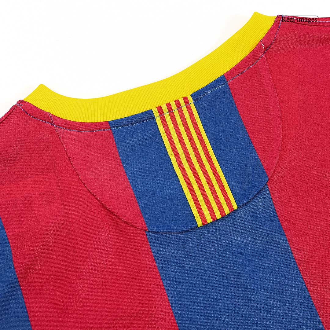 Retro DAVID VILLA #7 2010/11 Barcelona Home Soccer Jersey