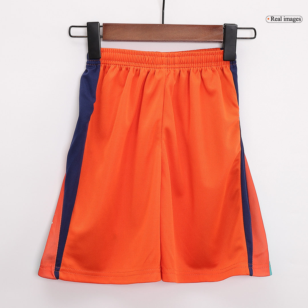 Kid's Netherlands Home Soccer Jersey Kit(Jersey+Shorts+Socks) Euro 2024