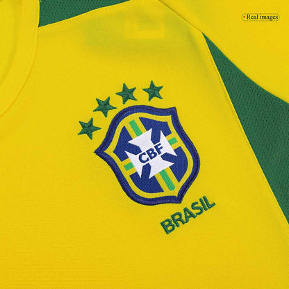 Retro RONALDO #9 2002/03 Brazil Home Soccer Jersey