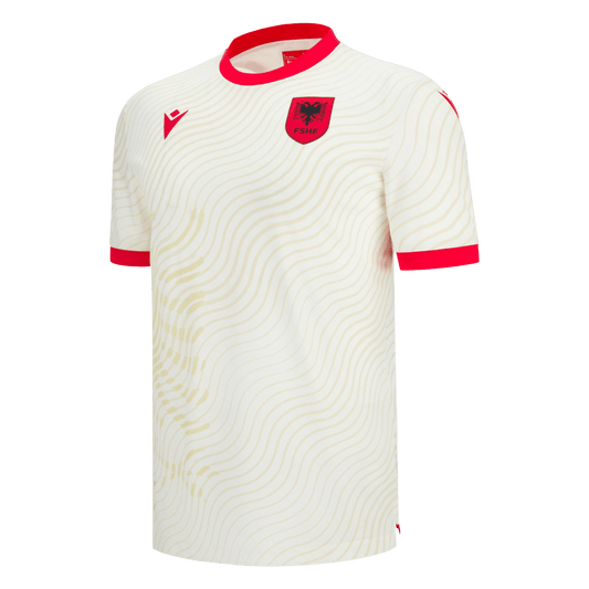 Albania Away Football Shirt World Cup 2026 White