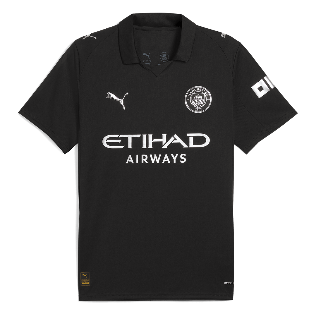 FODEN #47 Manchester City Away Soccer Jersey 2025/26 Black