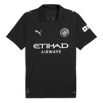 FODEN #47 Manchester City Away Soccer Jersey 2025/26 Black