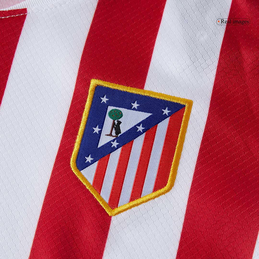 Kid's Atletico Madrid Home Soccer Jersey Kit(Jersey+Shorts+Socks) 2025/26