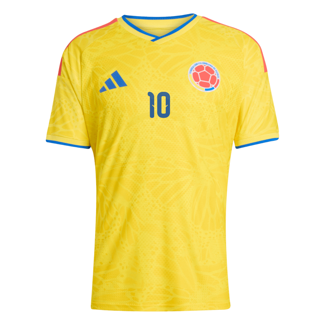 Men's Colombia JAMES #10 Home Shirt 2026 World Cup - Slim Fit