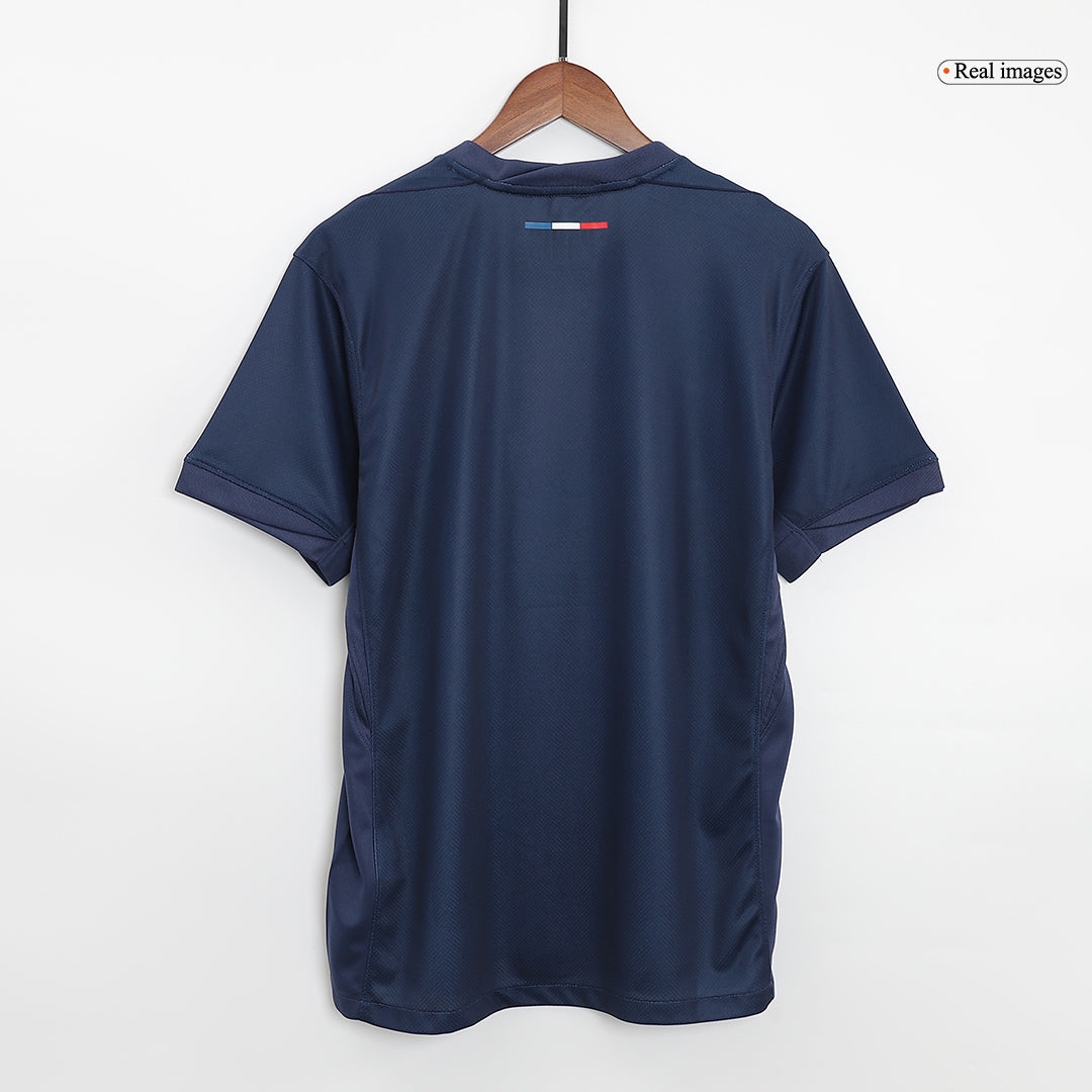 KVARATSKHELIA #7 PSG Home Soccer Jersey 2024/25 Navy - UCL