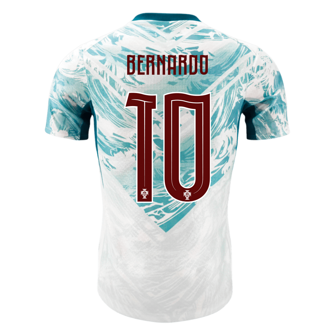 Authentic BERNARDO #10 Portugal Away Football Shirt 2026