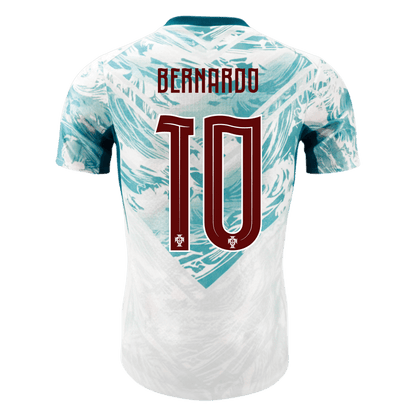 Authentic BERNARDO #10 Portugal Away Football Shirt 2026