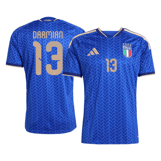 Men's Italy DARMIAN Home Jersey #13 World Cup 2026