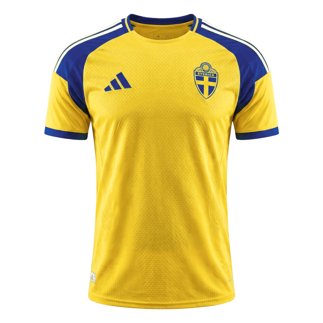 Men's Sweden Home Shirt World Cup 2026 Version - Slim Fit