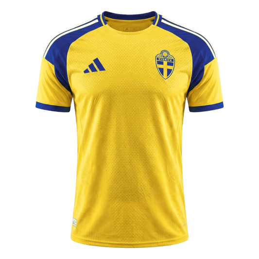 Men's Sweden Home Shirt World Cup 2026 Version - Slim Fit