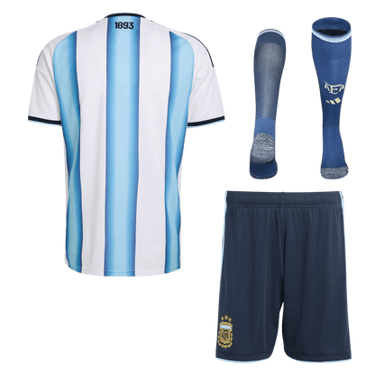 Argentina Home Soccer Jersey Kit(Jersey+Shorts+Socks) 2026