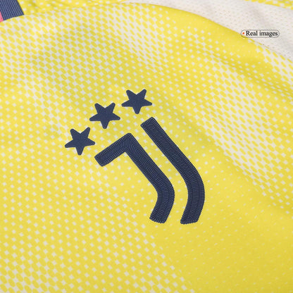 Authentic YILDIZ #10 Juventus Away Soccer Jersey 2024/25 - Save The Children Sponsor