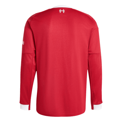 Liverpool Home Long Sleeve Soccer Jersey 25/26 Red