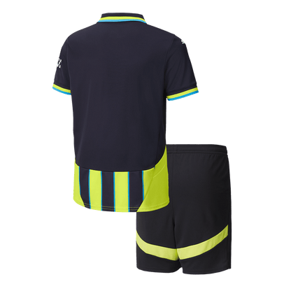 Kid's Manchester City Away Football Shirt Kit(Shirt+Shorts) 2024/25